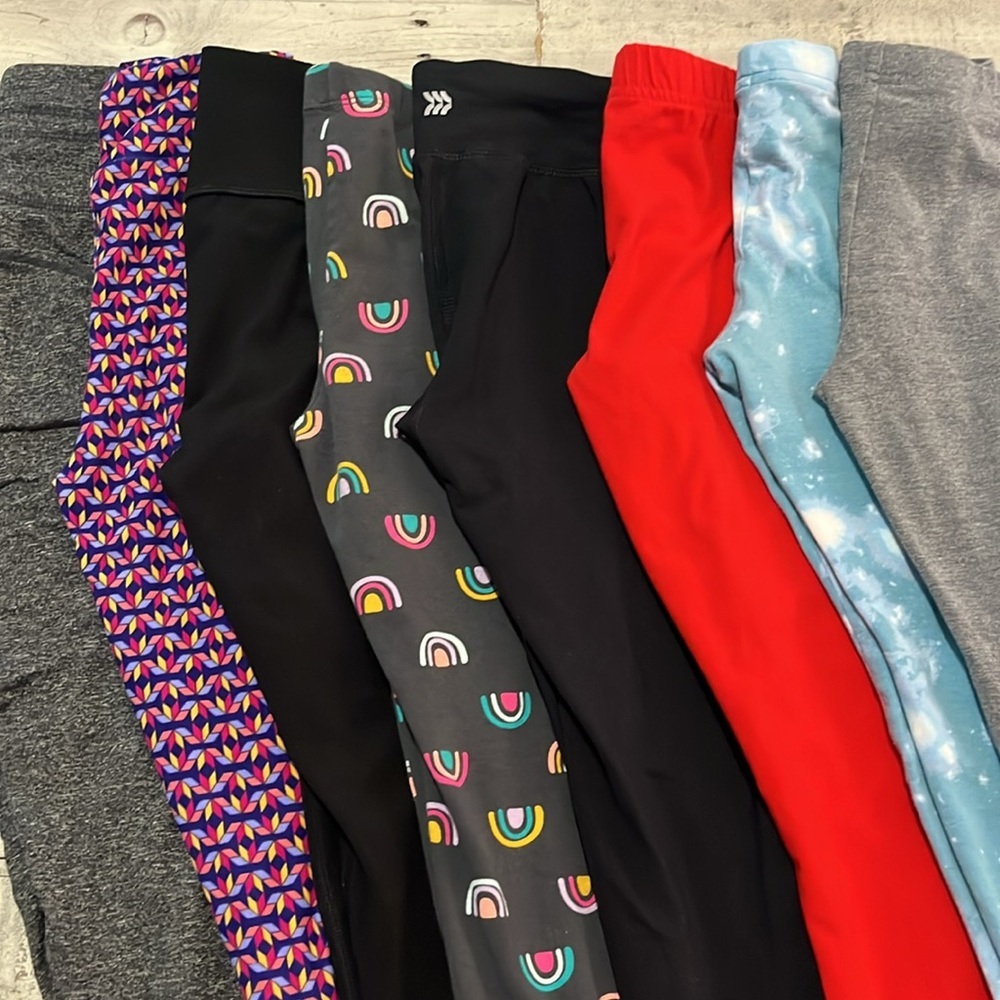 Girls Leggings, Cat Jack, Carters Kid, LuLaRoe, Old Navy, All In Motion 8 Pairs - Picture 12 of 12